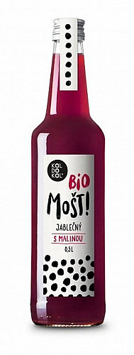 KOLDOKOL JABLEČNÝ MOŠT S MALINOU BIO 500 ML