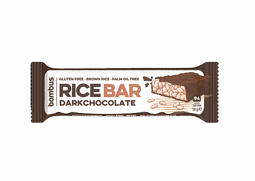 BOMBUS RICE BAR DARK CHOCOLATE 18 G