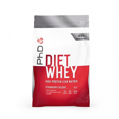 PhD Nutrition Diet Whey jahoda 1 kg