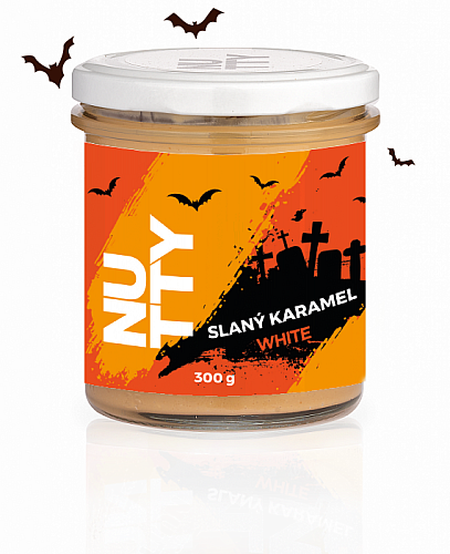 NUTTY Halloween Slaný karamel WHITE 300 g