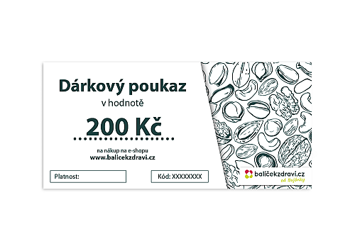 Dárkový poukaz - doručení online