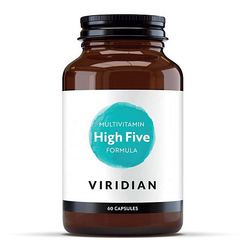 Viridian High Five Multivitamin & Mineral Formula 60 kapslí (vitamíny pro muže i ženy)