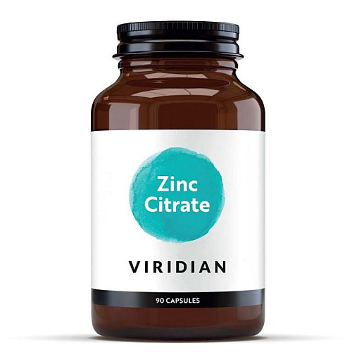 Viridian Zinc Citrate 90 kapslí (zinek)