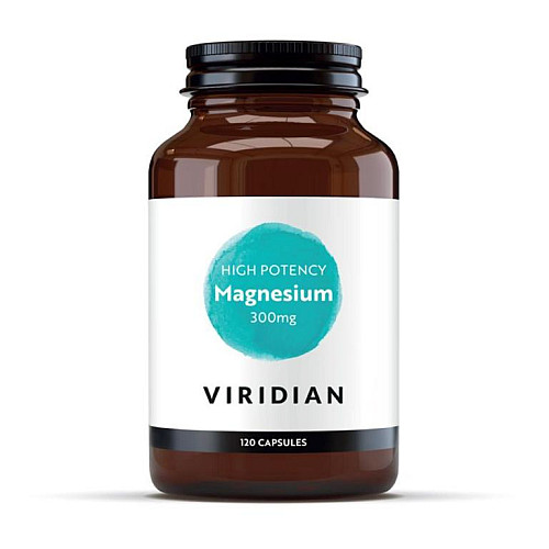 Viridian High potency Magnesium 300mg 120 kapslí (hořčík)