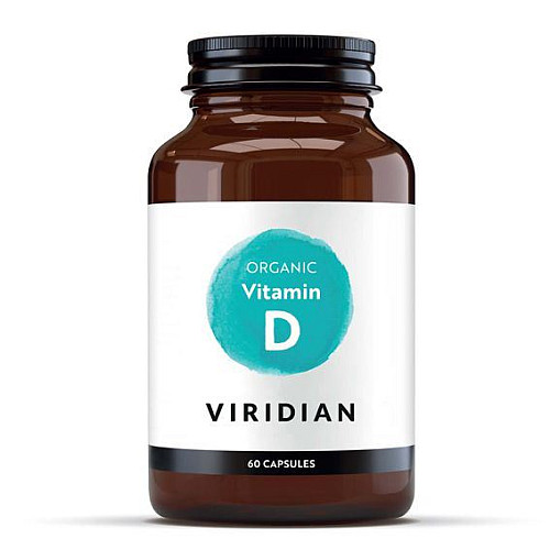 Viridian Organic Vitamin D 60 kapslí