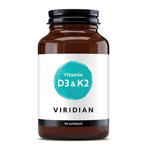 Viridian Vitamin D3 & K2 90 kapslí