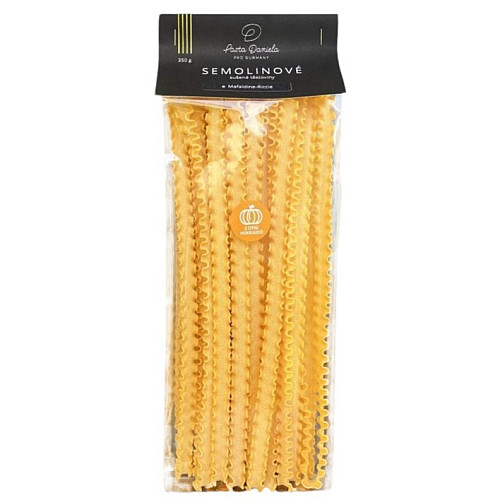 PASTA DANIELA Těstoviny semolinové dýňové - Mafaldine-Riccie 350 g