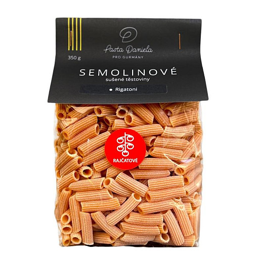 PASTA DANIELA Těstoviny semolinové rajčatové - Rigatoni 350 g