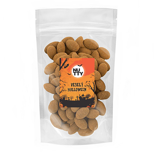 NUTTY Halloween Mandle v mléčné čokoládě se SKOŘICÍ 250 g