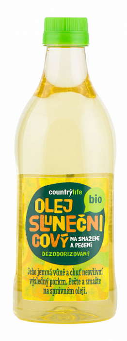 Country Life COUNTRY LIFE SLUNEČNICOVÝ OLEJ BIO 1 L (dezodorizovaný)