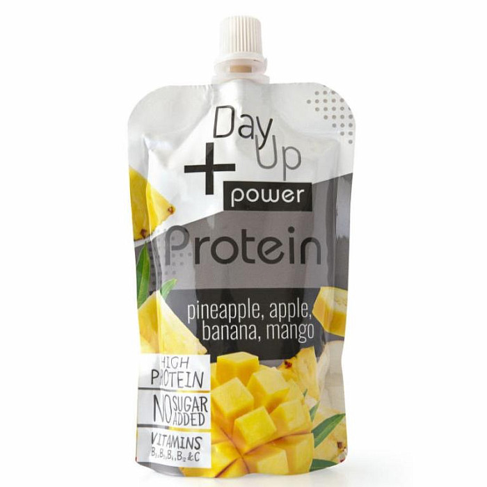 Day up Day up Dezert ovocný ananas, jablko, banán, mango s proteinem 100 g