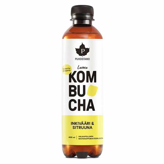 Puhdistamo KOMBUCHA BIO 370 ML ZÁVOR - CITRON PUHDISTAMO