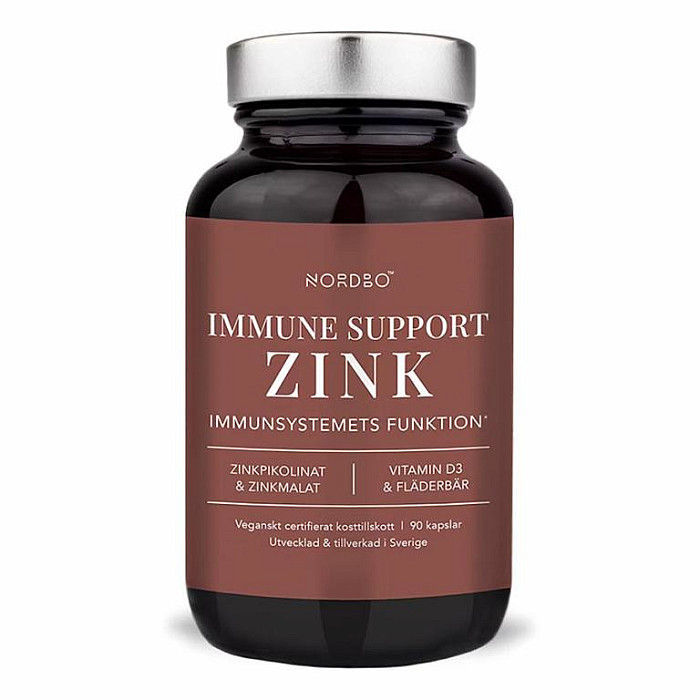 Nordbo Nordbo Zink Immune Support 90 kapslí