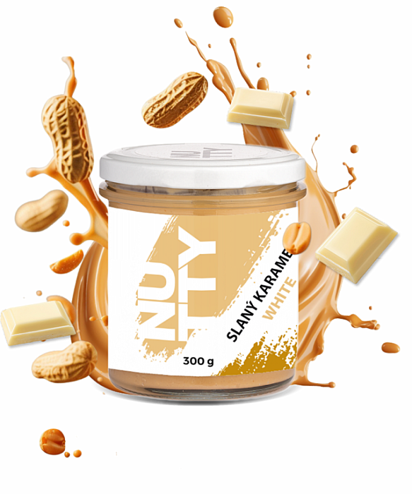 NUTTY NUTTY SLANÝ KARAMEL WHITE 300 G