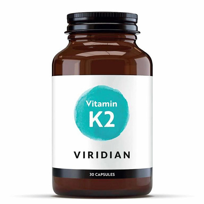 VIRIDIAN NUTRITION Viridian Vitamin K2 30 kapslí