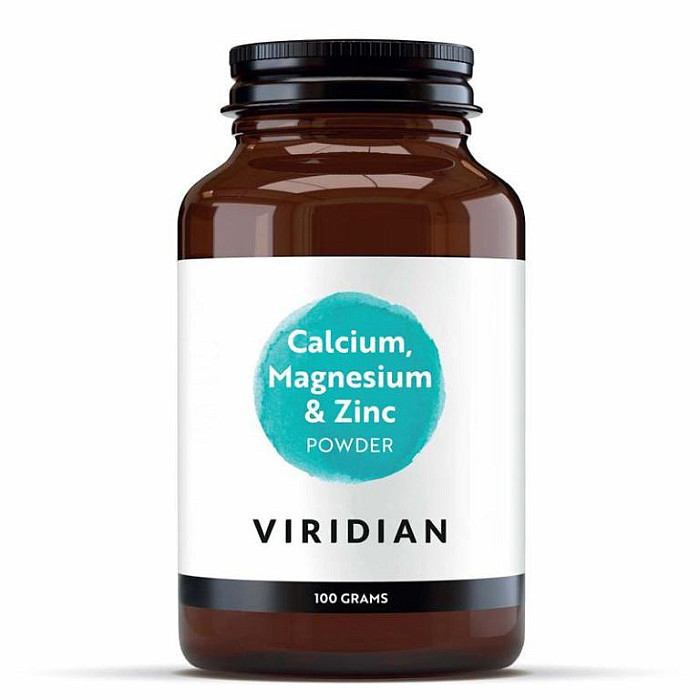 VIRIDIAN NUTRITION Viridian Calcium Magnesium with Zinc 100 g (vápník, hořčík a zinek)