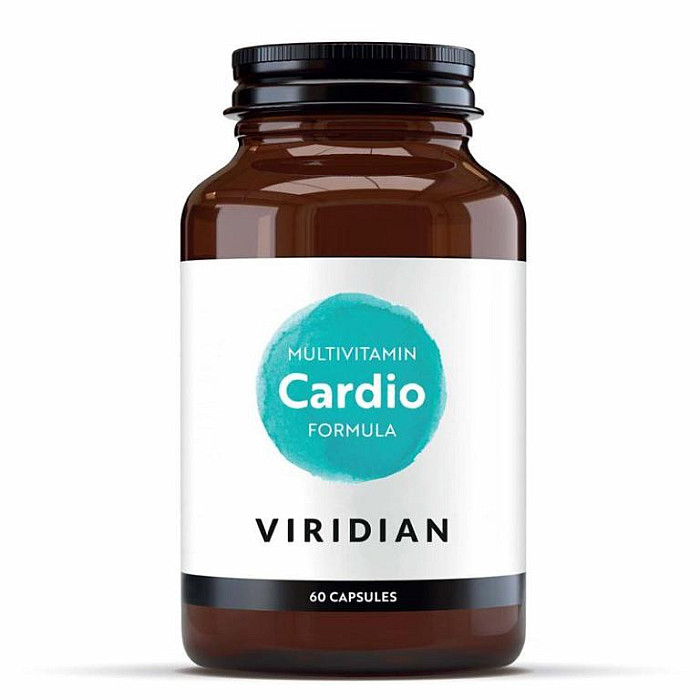 VIRIDIAN NUTRITION Viridian Cardio Multi 60 kapslí (Multivitamín pro kardiovaskulární systém)