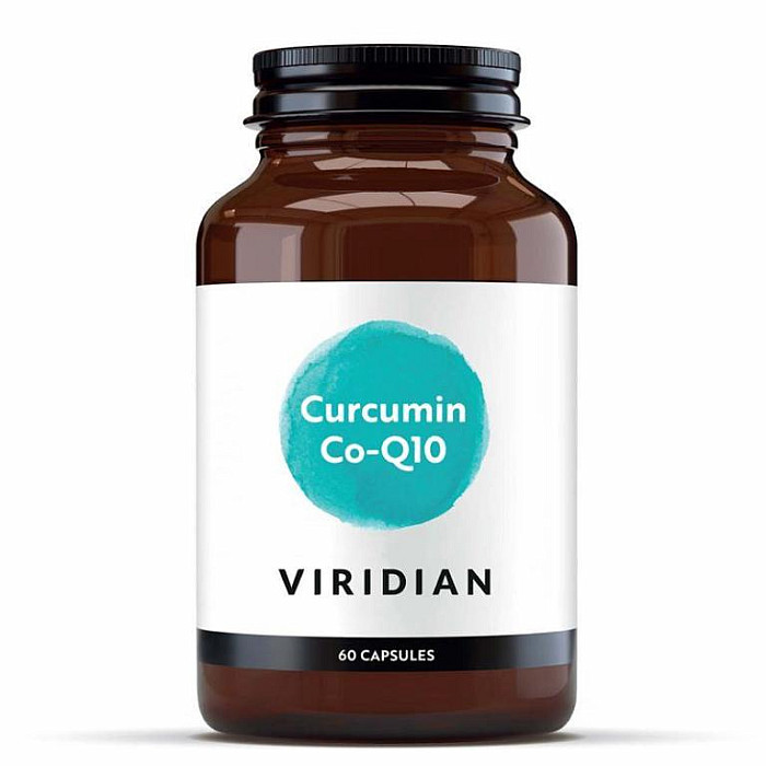 VIRIDIAN NUTRITION Viridian Curcumin Co-Q10 60 kapslí (Kurkumin a Koenzym Q10)