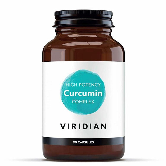 VIRIDIAN NUTRITION Viridian Curcumin Complex 90 kapslí (kurkuma, kadidlovník, zázvor)