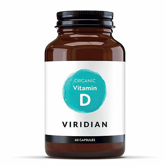 VIRIDIAN NUTRITION Viridian Organic Vitamin D 60 kapslí