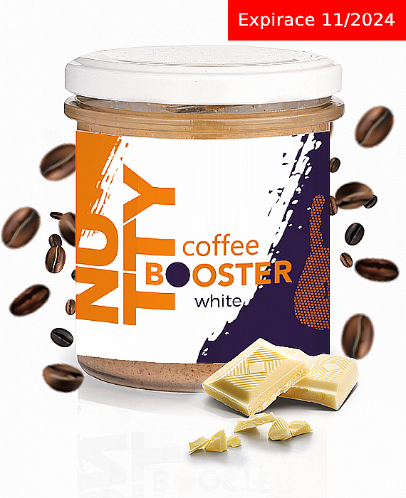 NUTTY NUTTY Coffee booster white 300 g Výprodej: EXPIRACE 11/2024