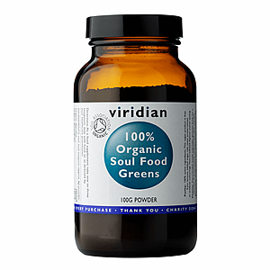 VIRIDIAN NUTRITION Viridian Organic Soul Food Greens 100 g (Směs zelených superpotravin)