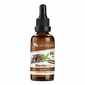 Zdravý den ZDRAVÝ DEN STEVIA KAPKY 50 ML ČOKOLÁDA