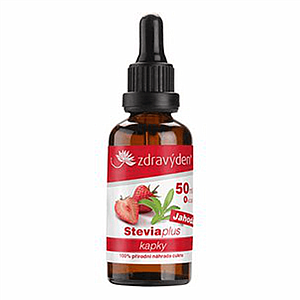 Zdravý den Zdravý den Stevia kapky 50 ml jahoda