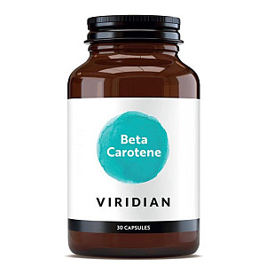 Viridian Beta Carotene Complex 30 kapslí