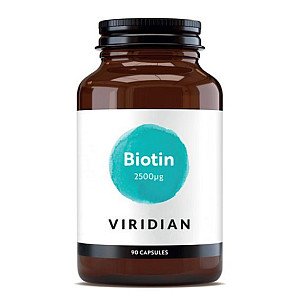 Viridian Biotin 2500 µg 90 kapslí