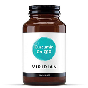 Viridian Curcumin Co-Q10 60 kapslí (Kurkumin a Koenzym Q10)