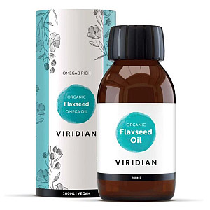 Viridian Golden flax seed oil 200 ml Organic (Lněný olej)