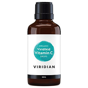 Viridian ViridiKid vitamin C drops 50 ml organic (Vitamín C pro děti)