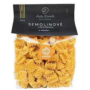 PASTA DANIELA Těstoviny semolinové dýňové - Radiatori 350 g